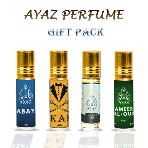 Ayaz Attar Perfume Combo Non-Alcoholic Premium Quality (Floral, Spicy, Woody, Fruity) Extrait De Parfum - 24 ml (For Men & Women) - Image 3